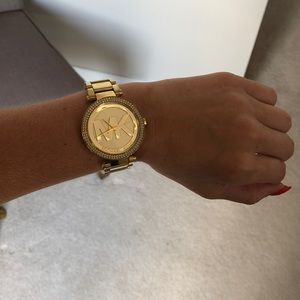 Gold Authentic Michael Kors Watch